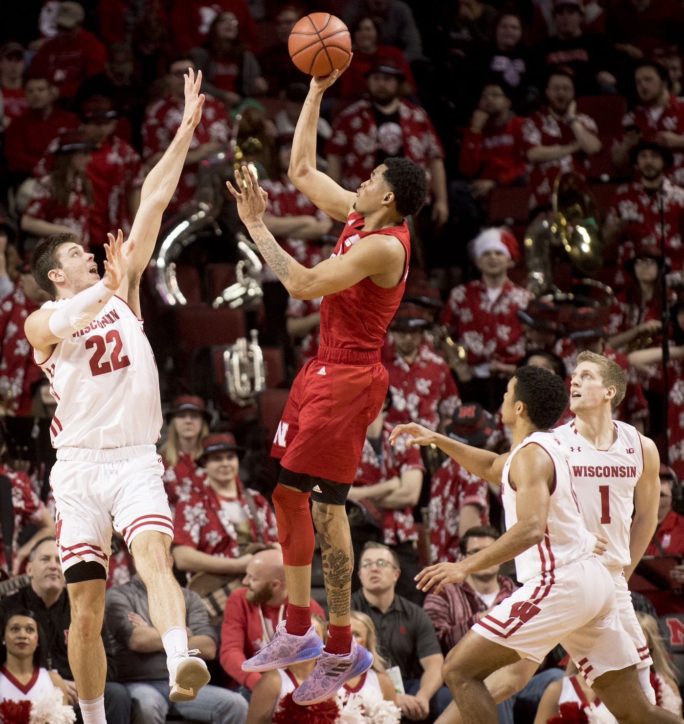 Wisconsin vs. Nebraska, 1.29